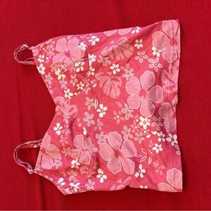 Floral Pink Crop Top